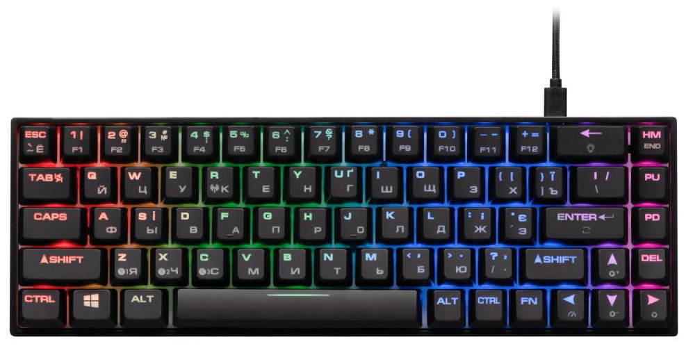Клавиатура 2E Gaming KG380 черный