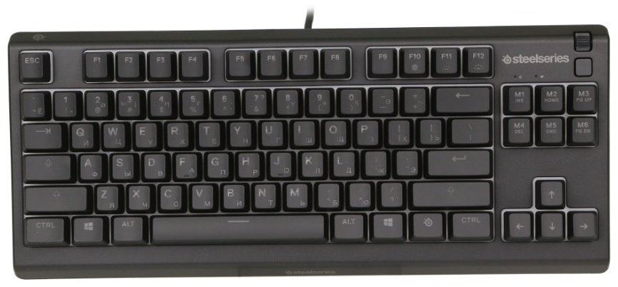 Клавиатура SteelSeries Apex 3 TKL 64831 черный купить,NaN