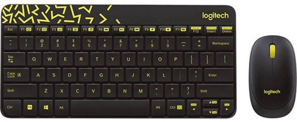 Клавиатура Logitech MK240 Nano 920-008213 черный + мышь купить,NaN