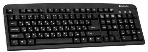 Клавиатура Defender Element HB-520KZ USB черный купить,NaN