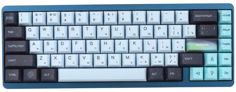 Клавиатура VARMILO Aurora Muse 65 (686006) голубой купить,76420