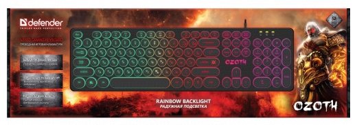 Клавиатура Defender Ozoth GK-106 черный - ForteMarket Клавиатура Defender Ozoth GK-106 черный купить,5980