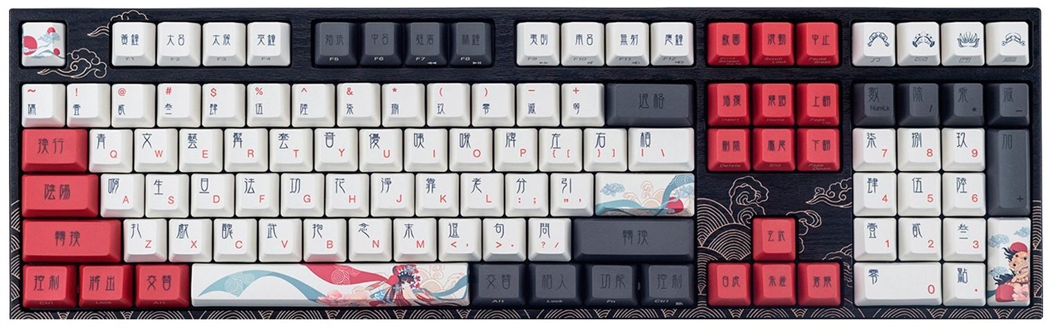 Клавиатура VARMILO VEM108 Beijing Opera A36A028B0A3A06A025 черный купить,NaN