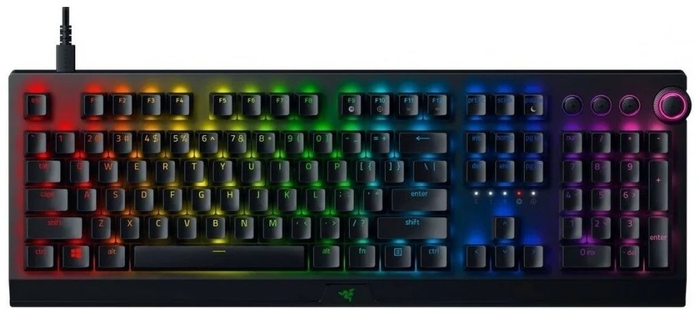 Клавиатура Razer BlackWidow V3 Pro Green Switch черный купить,NaN