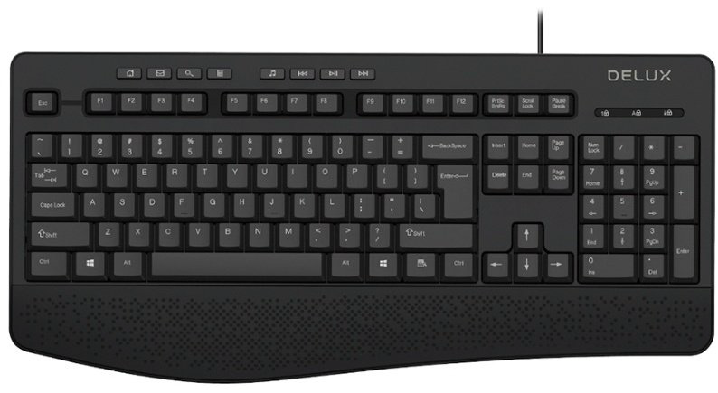 Клавиатура Delux DLK-6060UB черный купить,4150