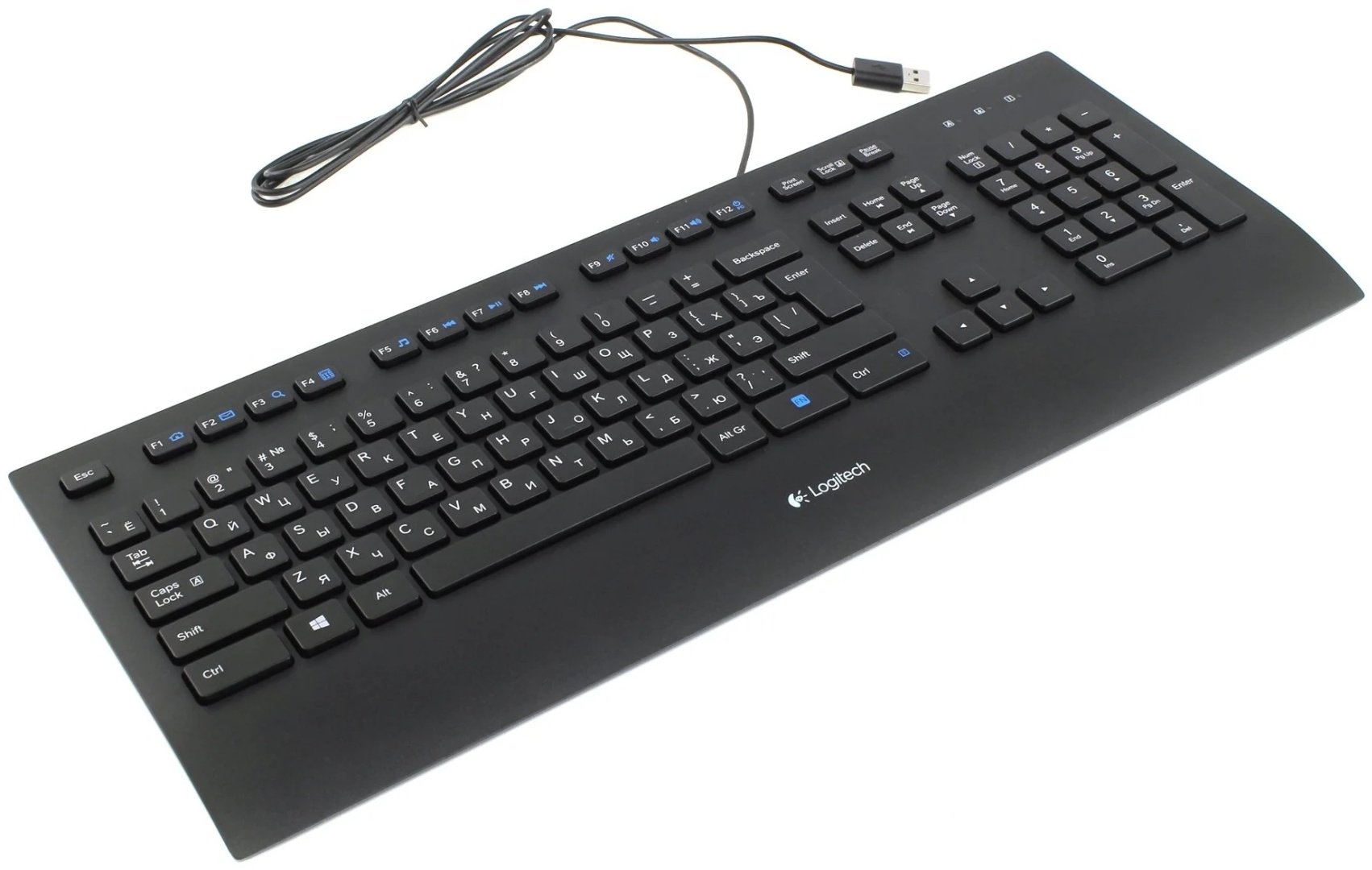 Клавиатура Logitech K280e PRO черный