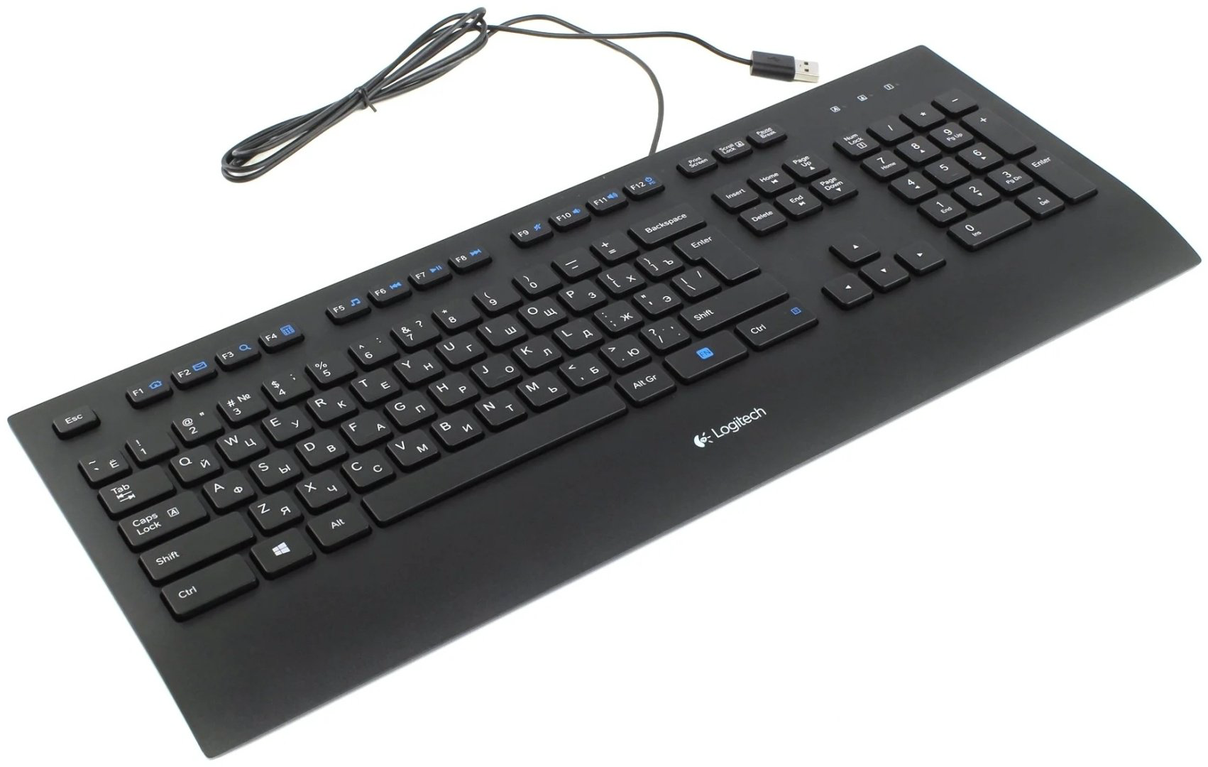 Клавиатура Logitech K280e PRO черный - ForteMarket Клавиатура Logitech K280e PRO черный купить,12780