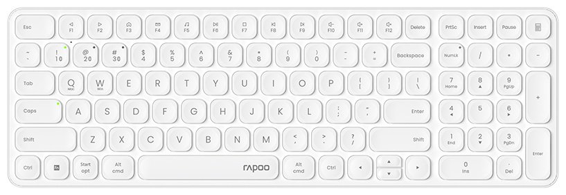 Клавиатура Rapoo E9310М белый - ForteMarket Клавиатура Rapoo E9310М белый купить,10900