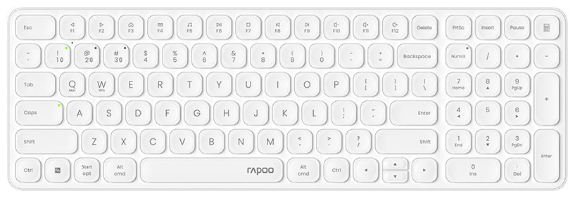 Клавиатура Rapoo E9310М белый - ForteMarket Клавиатура Rapoo E9310М белый купить,10900