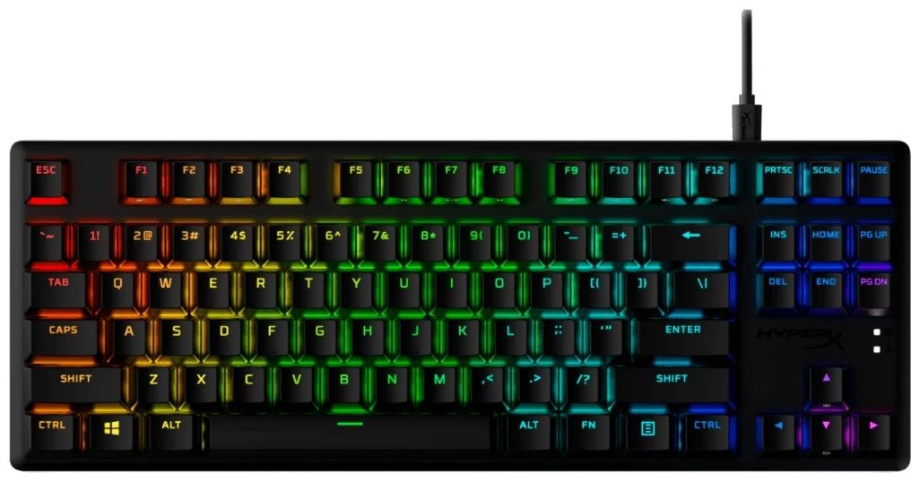 Клавиатура HyperX Alloy Origins Core PBT HX Red TKL 639N7AA#ABA черный купить,NaN