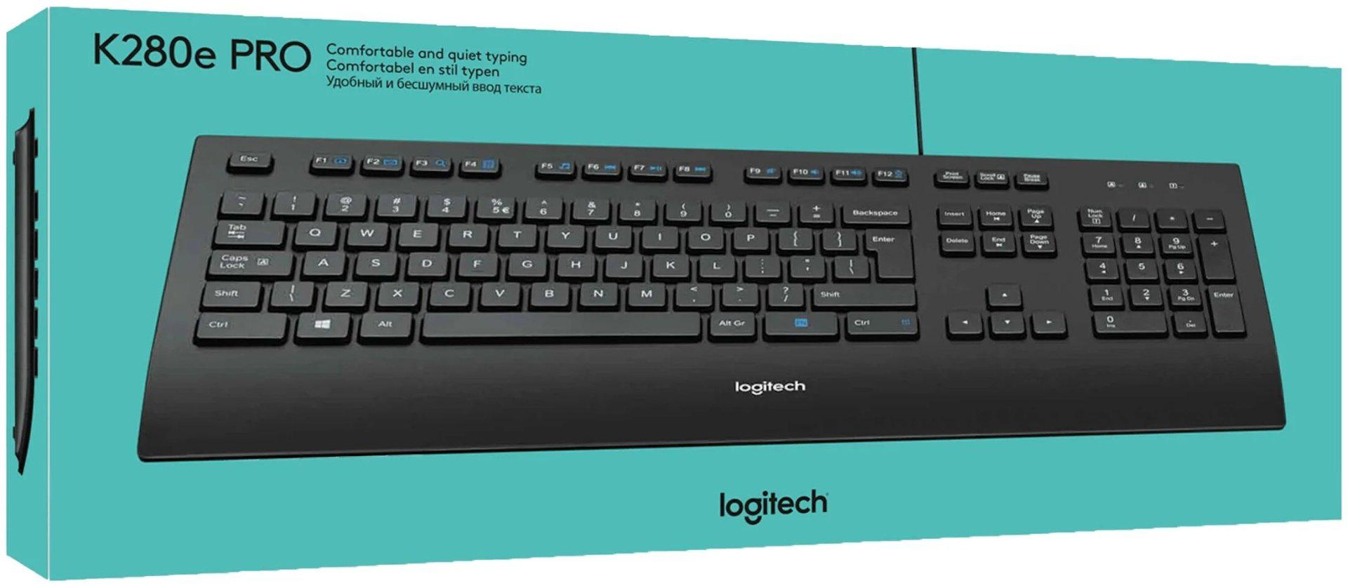 Клавиатура Logitech K280e PRO черный - ForteMarket Клавиатура Logitech K280e PRO черный купить,12780
