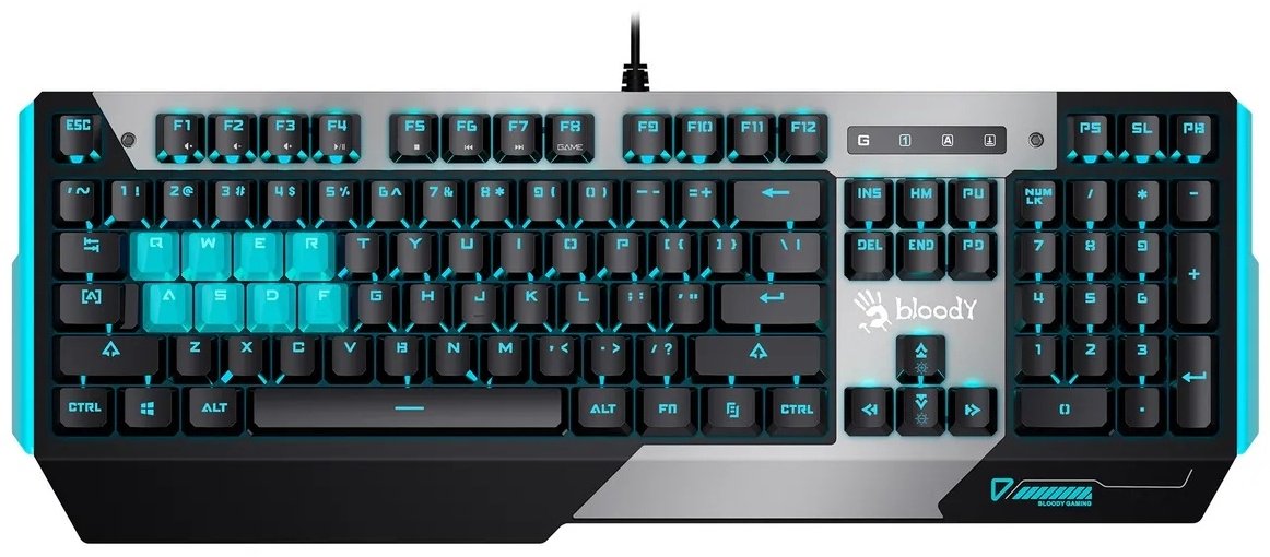 Клавиатура A4Tech Bloody B865 черный