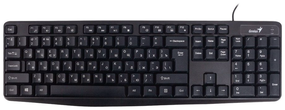 Клавиатура Genius Smart KB-117 черный купить,4636