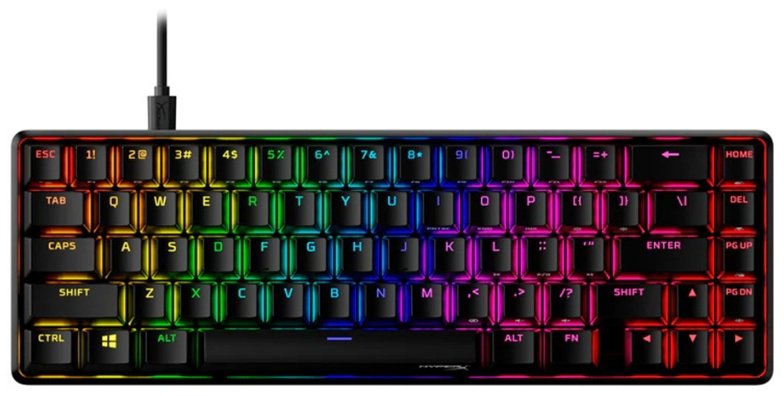 Клавиатура HyperX Alloy Origins 65 4P5D6AX черный