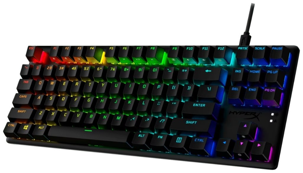 Клавиатура HyperX Alloy Origins Core PBT HX Red TKL 639N7AA#ABA черный купить,NaN
