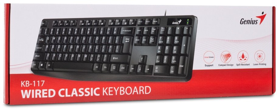 Клавиатура Genius Smart KB-117 черный