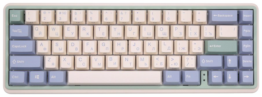 Клавиатура VARMILO Eucalyptus VXH67 Cherry Mx Silent Red белый купить,NaN