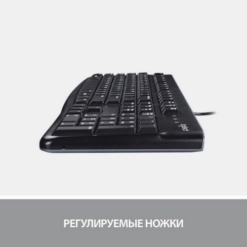 Клавиатура Logitech K120 920-002506/22 черный