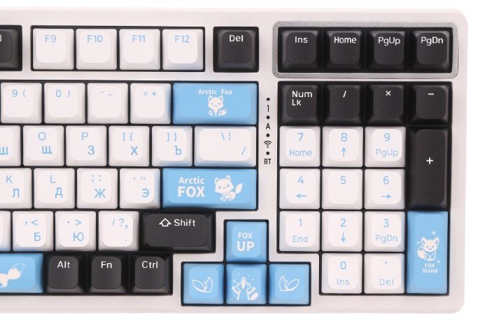Клавиатура VGN V98Pro V2 (31246) синий купить,NaN