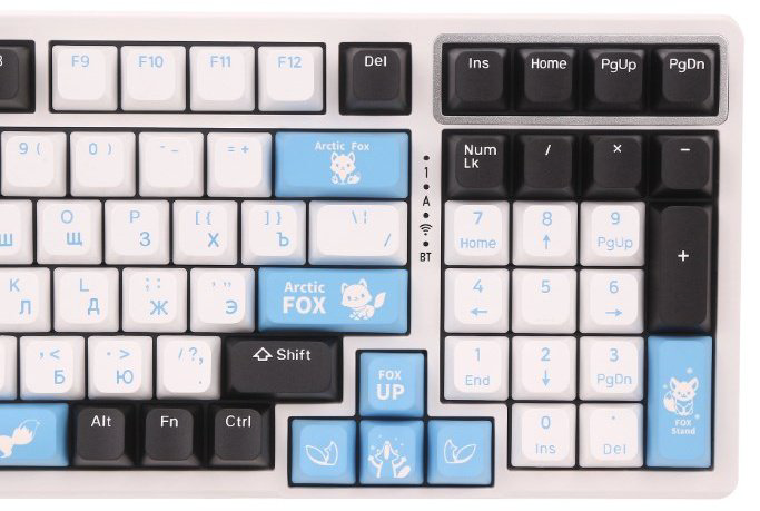 Клавиатура VGN V98Pro V2 (31246) синий купить,NaN