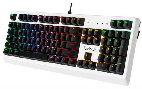 Клавиатура A4Tech Bloody B810RC белый