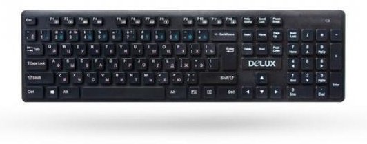 Клавиатура Delux DLK-150GB USB черный