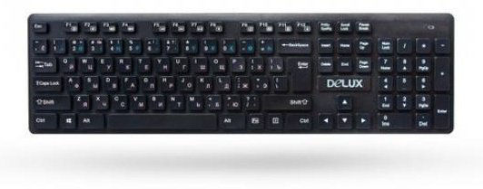 Клавиатура Delux DLK-150GB USB черный купить,4420