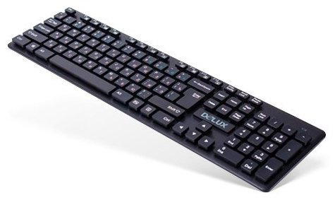 Клавиатура Delux DLK-150GB USB черный купить,4420