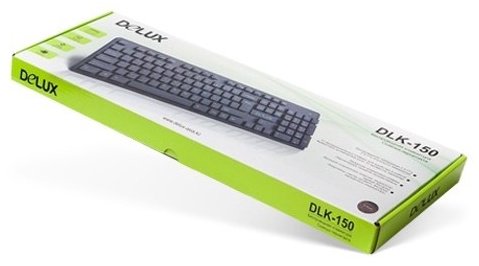 Клавиатура Delux DLK-150GB USB черный