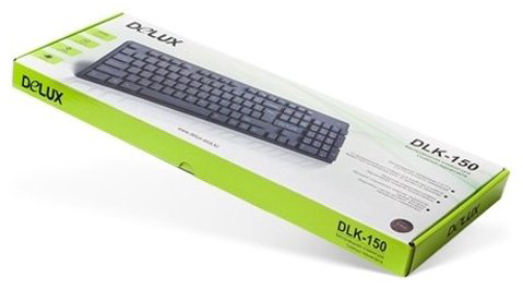Клавиатура Delux DLK-150GB USB черный купить,4420