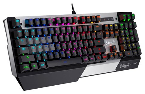 Клавиатура A4Tech Bloody B865R RGB черный купить,28118