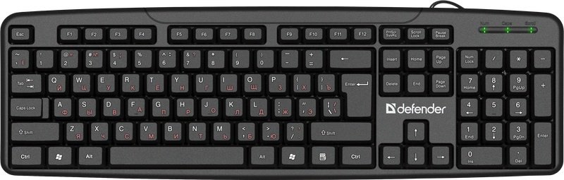 Клавиатура Defender Astra HB-588 черный