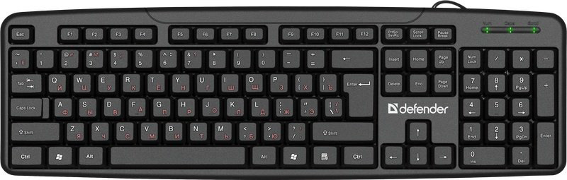 Клавиатура Defender Astra HB-588 черный