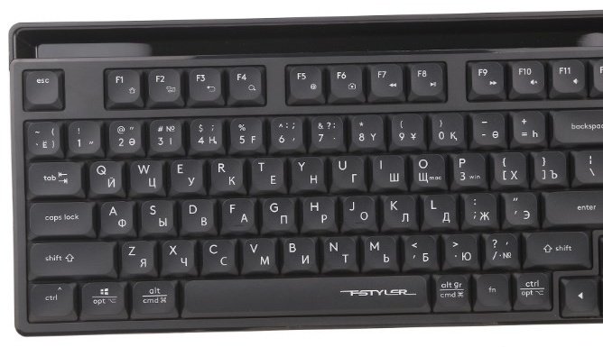 Клавиатура A4Tech Fstyler FX70 BLACK черный