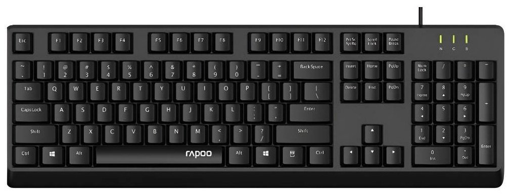 Клавиатура Rapoo NK1900 черный