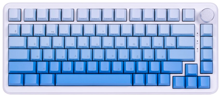Клавиатура Ajazz AK820 MAX Sea Salt Switch голубой купить,NaN