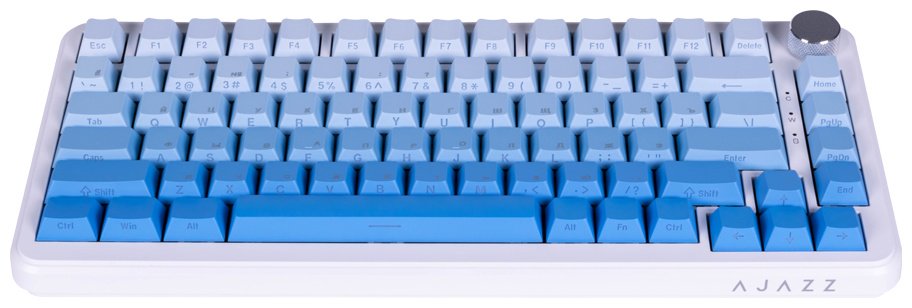 Клавиатура Ajazz AK820 MAX Sea Salt Switch голубой купить,NaN