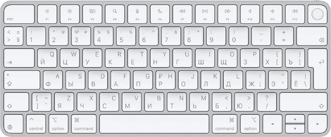 Клавиатура Apple Magic Keyboard Touch ID MXCK3RS/A серебристый
