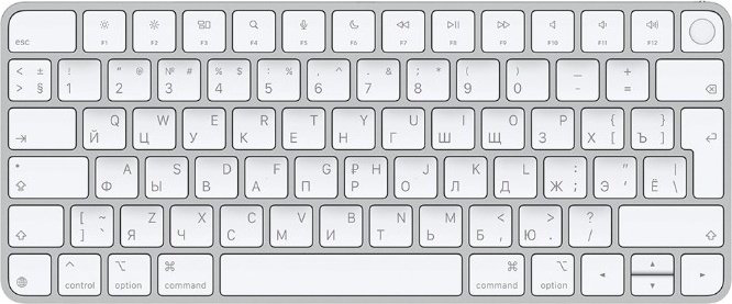 Клавиатура Apple Magic Keyboard Touch ID MXCK3RS/A серебристый