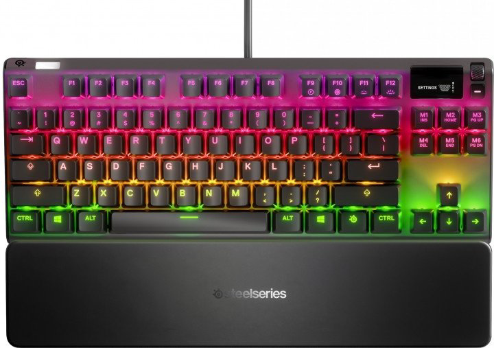 Клавиатура SteelSeries Apex 7 TKL Red Switch 64646 черный - ForteMarket Клавиатура SteelSeries Apex 7 TKL Red Switch 64646 черный купить,76990
