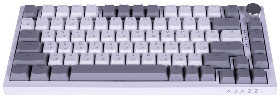 Клавиатура Ajazz AK820 AS Red Switch белый