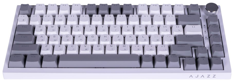Клавиатура Ajazz AK820 AS Red Switch белый