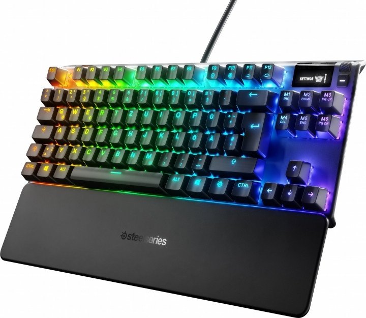 Клавиатура SteelSeries Apex 7 TKL Red Switch 64646 черный