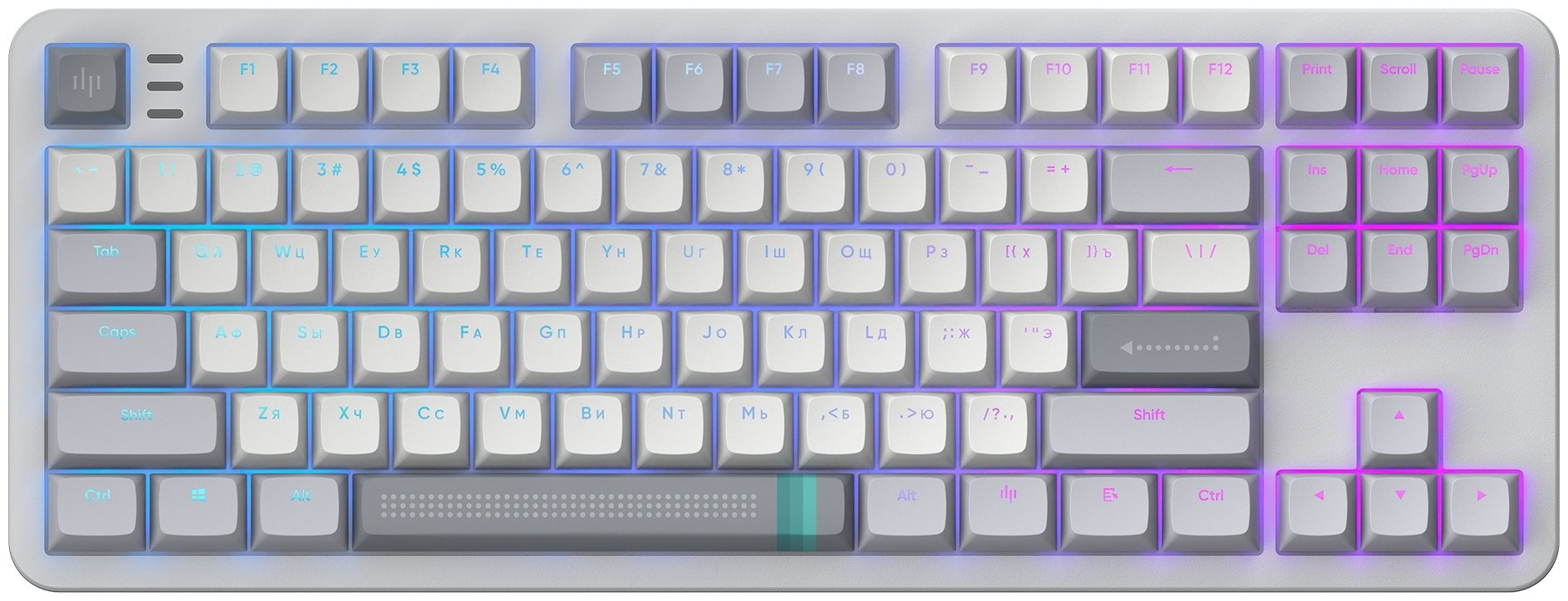 Клавиатура DARK PROJECT ALU87A Daylight серый купить,39490
