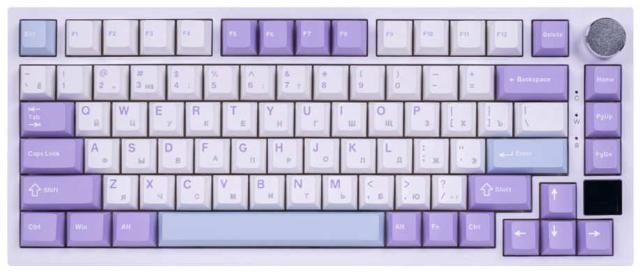 Клавиатура Ajazz AK820 PRO Gift Switch белый
