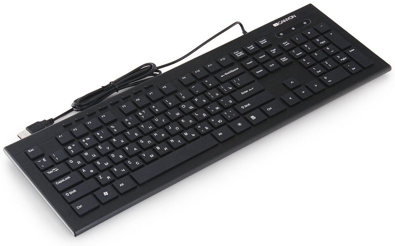 Клавиатура Canyon CNS-HKB02-RU черный