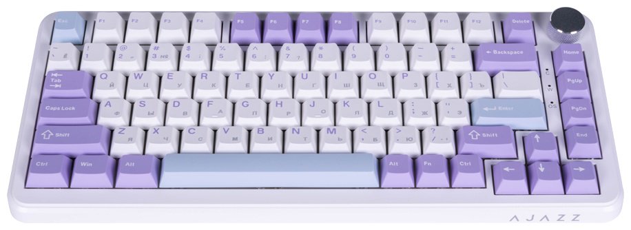 Клавиатура Ajazz AK820 MAX Magnetic Switch белый