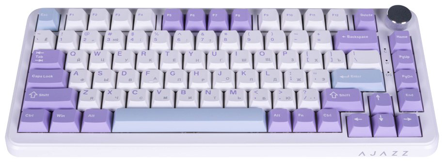 Клавиатура Ajazz AK820 MAX Magnetic Switch белый