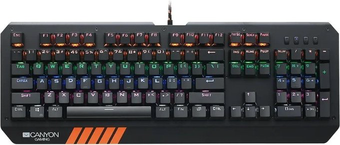 Клавиатура Canyon CND-SKB6-RU Gaming черный купить,NaN