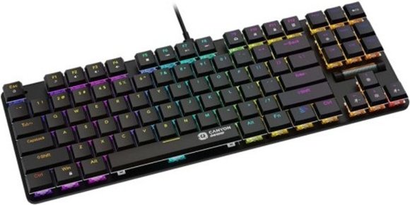 Клавиатура Canyon CND-SKB50-RU черный купить,NaN